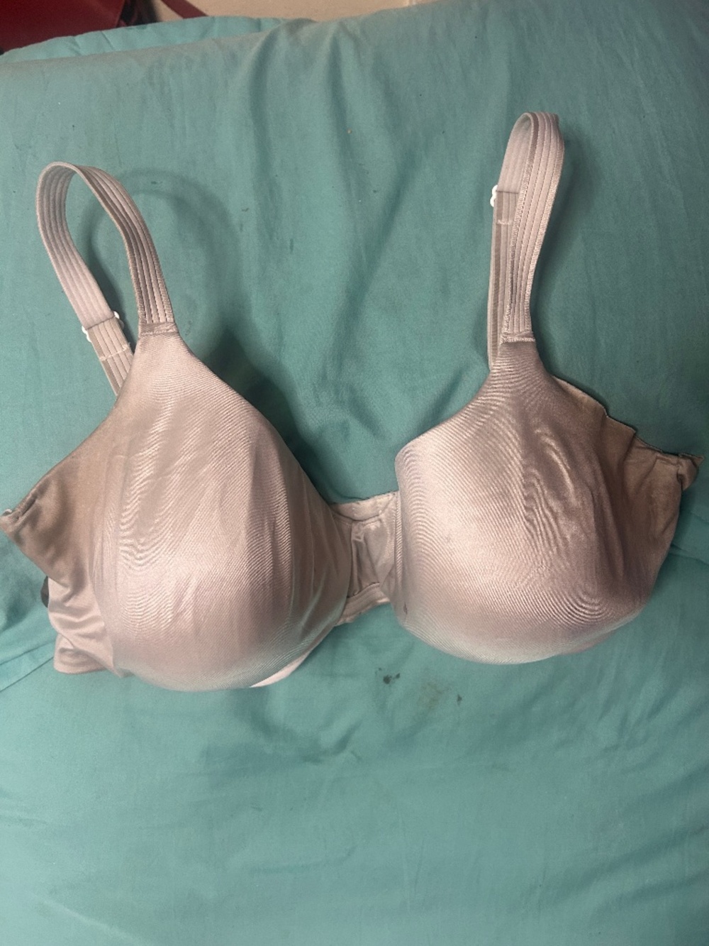 Bali One Smooth U Smoothing Underwire T-Shirt Bra Size 40DD Taupe 3W11 Comfort